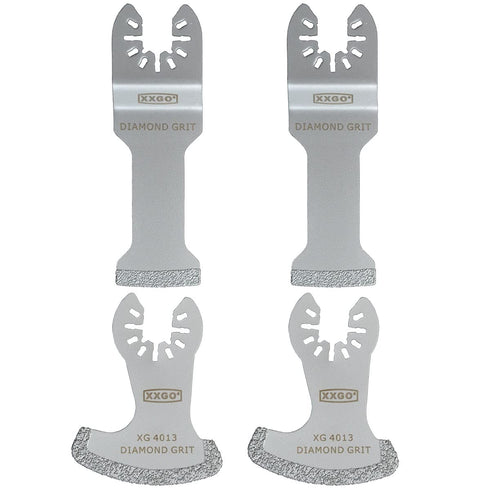 4 Pcs Diamond Oscillating Multi Tool Swing Grouting Saw Blades XG4203L