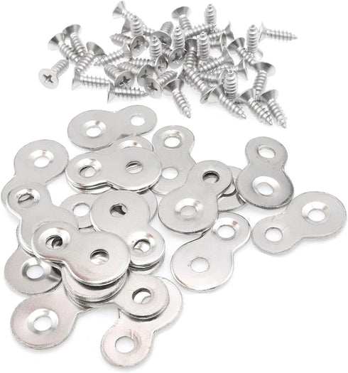 Figure 8 Fastener, Table Top Fasteners Desktop Connector Hardware with Screws - 20pcs