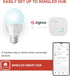 Sengled Bulbs, 60W A19 Bulb, 4 Pack Zigbee Smart Light Smart Hub Required, Works with SmartThings and Echo