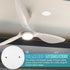 4 Pack 4.33" VILLCASE Round Ceiling Cover Plate, White Plastic Blank Electrical Box Cover with Screws, Flat Ceiling