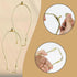 Mormchlots 2set Lamps(8inch) Durable Lamp Shade Harp Holders and Matching Top Finial,Detachable Lighting Accessories