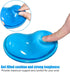 JIKIOU Silicone Gel Wrist Rest Cushion, Heart-Shaped Ergonomic Mouse Pad, Blue 2 Pack