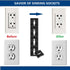 Switch and Receptacle Spacer, 100pcs Electrical Outlet Spacers for Loose Outlet Electric Switch