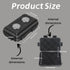 Magnetic Key Holder Under Car, Waterproof Outdoor Key Hider Box (Black) - Magnetic Key Box for Vehicles