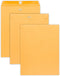 EnDoc 10 x 13 Clasp Envelopes - 10 Pack Brown Kraft Catalog Envelopes with Clasp Closure & Gummed Seal, 28lb Heavyweight