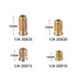 160 Pcs 1/4 "- 20 Thread Inserts Assortment for Metal Screws, Hex Socket Drive Nut Inserts for Woodworking