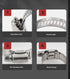 30pcs Adjustable Worm Gear Hose Clamp, Stainless Steel Pipe Clamps for Water Pipe, Plumbing, Fuel Line