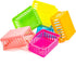 Bright Creations 12 Pack Small Plastic Classroom Storage Bins for Organization, School Supplies, 6 Colors