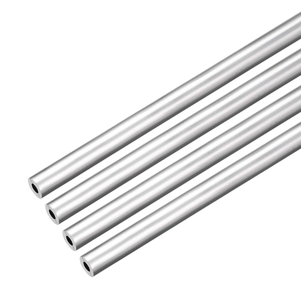uxcell 4Pcs 6063 Seamless Aluminum Round Straight Tubing, 1 Feet Length, 0.156 Inches ID, 0.312 Inches OD