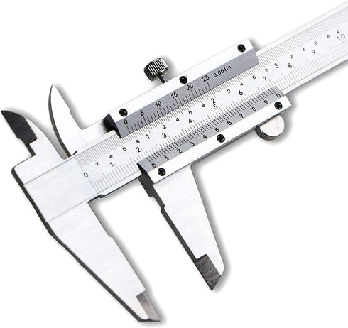 Spurtar Vernier Caliper, 6" Stainless Steel Measuring Tool, 0-6Inch/0-150mm Manual Micrometer