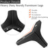 12 4 Inch Chumia Pieces Black Furniture Legs, Metal Furniture Replacement Feet Triangle, Table Legs for Cabinet Sofa