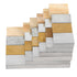 ERINGOGO 24pcs Science Education Density Blocks Set Multi-Material Rectangular Cubes for Physics