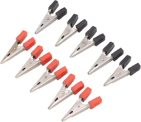 Clip Stainless Steel Battery Clamp, Strong Spring Jumper Cables for Truck Car Battery Electric Test