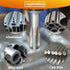 Metric Tap and Die Set, M14 x 1.5mm HSS Machine Thread Tap, Alloy Tool Steel Round Die, Right Hand