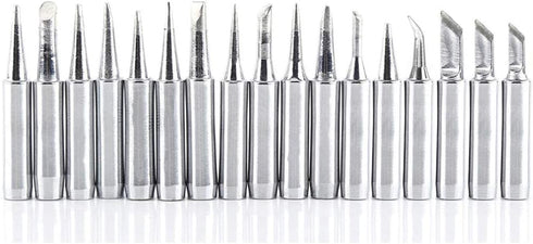 Yakamoz 17Pcs 900M Soldering Iron Tips Replacement Kit for Hakko, Radio Shack, TENMA, Aoyue