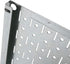 Pegboard Wall Organizer Tiles, Wall Control Modular Galvanized Steel Tiling Set, Four 12-Inch x 16-Inch Panels