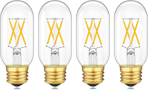 T45 E26 LED Bulb Dimmable 40W Equivalent E26 Bulb 4 Watt Warm