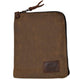 Hide & Drink Scribbler Case for Notebook, Handmade from Waxed Canvas (Fatigue)