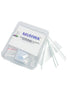MUHWA - 50PCS Blank Microscope Slides and 100 PCS 22mmx22mm Square Cover Glass (7101 Non-Frosted)
