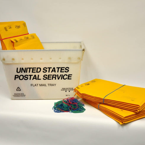 Upgrade Office Supply UPG22754A Rubber Bands, Size #54 Assorted Sizes in Red, Blue, and Green, 12 Ounce Bag