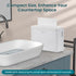 Countertop Commercial Multifold Paper Towel Dispenser, Compact Pop Up Hand Towel Holder for Trifold/Z-Fold Paper