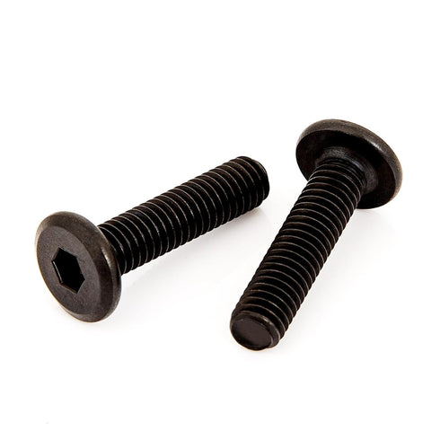 10 PCS Bed Frame Screws and Bolts, Baby Bed Crib Screws, Flat Head Socket Screws for Furniture Hardware Kit M6 x 20mm