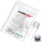 CHANZON 50 pcs 8mm White LED Diode Lights (Straw Hat Clear Transparent DC 3V 250mA) for Electronics Components