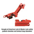 Master Lock 491B Lockout Tagout Circuit Breaker Lockout, Tall and Wide Toggles