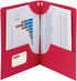Smead Lockit Two-Pocket Heavyweight Folder, Letter Size, Red, 25 per Box