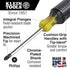 Klein Tools 85442 2-Piece Screwdriver Set, Made in USA, Cushion Grip, Heat Treated, #2 Phillips and 1/4 Keystone