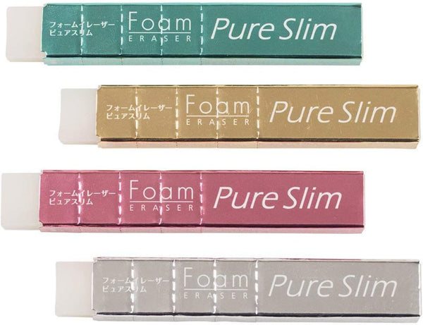 Sakura Crepas Eraser Pure Slim, 4 Colors RFWPS-4P