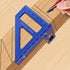 Imperial 3D Multi-Angle Measuring Ruler, Aluminum Alloy Woodworking Square Protractor for Engineers and Carpenters
