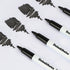 Dabo&Shobo Low Odor Dry Erase Markers, Fine Tip, Bulk Pack of 80, Black Whiteboard Markers for School Office Home