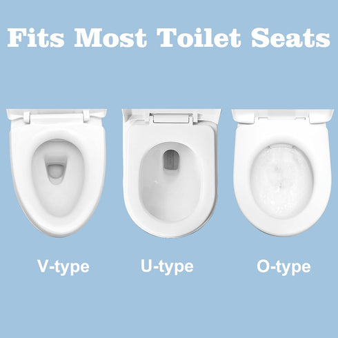 YTZJ Direct 10pcs Quality Disposable Toilet Seat Covers Non-Slip Easy-to-Use, Portable Travel Toilet Seat Mats Pads