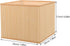 Homoyoyo Bamboo Lamp Shade Medium Square Lampshade Vintage Woven Chandelier Lampshade Clip On Light Cover for Table