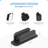 baecel 10 PCS Pen Holder, Upgraded Adhesive Pencil Holder for Desk, Flexible Silicone Pencil Holders Grips Clip