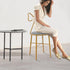 siohdagu 220 lbs Butterfly Stool Chair with Metal Legs and Soft Cushion, Multi-Purpose Modern Seating for Living Room