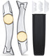 2 Sets Heavy Duty Shark Knife, 3 Pcs Utility Knife Blades Replacement for Indoor Outdoor Roofing Tools