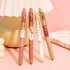 Quick Dry Ink Pens, Kawaii Ballpoint Pens, Retractable Gel Pen, 0.5mm Fine Point Black Ink for School Office Home, Pack