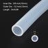 10ft 10mm(3/8") ID x 13mm(1/2") OD Silicone Tubing Clear Industrial Plastic Tubing Pure Silicone Hoses for Pump Siphoning Draining Irrigation Brewing