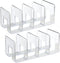 SAYEEC Clear Acrylic File Holder, Sturdy Desk File Organizer Rack for Envelopes, Mail, Letter, Notebook, 2 Pack