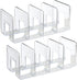 SAYEEC Clear Acrylic File Holder, Sturdy Desk File Organizer Rack for Envelopes, Mail, Letter, Notebook, 2 Pack