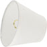 Aspen Creative 32059-2A, 3" 5" 4" Set 2 Hardback Empire Clip-On Chandelier Lamp Shade, Off-White, Top x Bottom x Slant