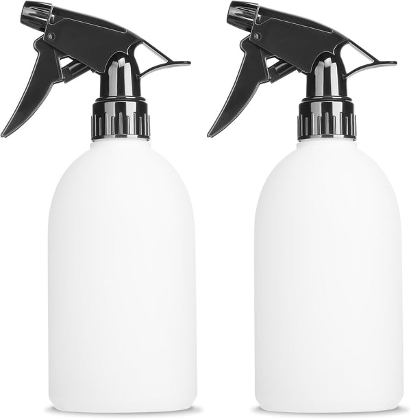 KREMORV Empty Spray Bottles 16oz/500ml HDPE Plastic Spray Bottle no Leak Mist Stream