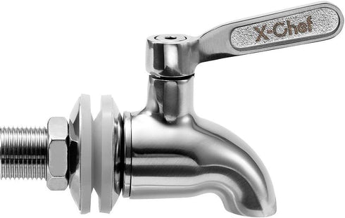 X-Chef Stainless Steel Beverage Dispenser Spigot Replacement