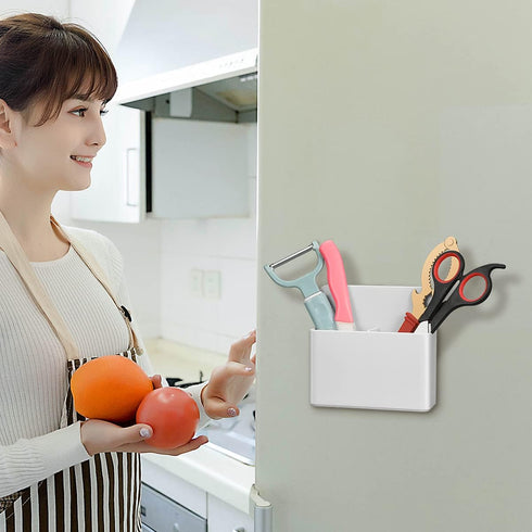 CaseBot Magnetic Dry Erase Marker Holder, Whiteboard Pen and Eraser Holder, Magnet Pencil Cup Organizer for Office,