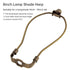 RTNLIT Lamp Rewire Kit, Make a Lamp Repair Wiring Kit, Includes Light Socket Matching Cord Harp Hardware for DIY Table