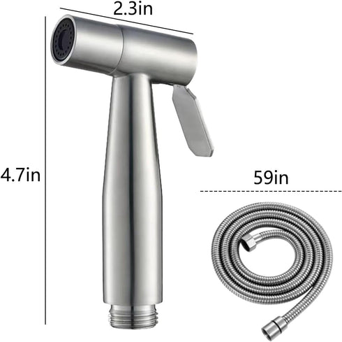 Kryfelix 5FT Hand Held Bidet Sprayer Hose Handheld Bidet Sprayer For Toilet Toilet Bidet Sprayer For Intimate Care