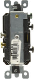 Leviton 5225 15 Amp, 120 Volt, Duplex Style Combination Single Pole Switch/Receptacle Grounding, Brown