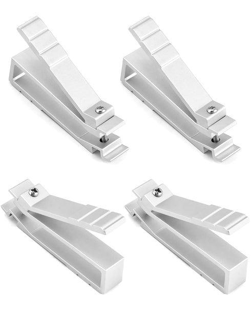 QWORK 19 Inch 10 Inch 4 Pack Cage Nut Insertion/Removal Tool for Installing or Removing Cage Nuts in / Server Room Rack